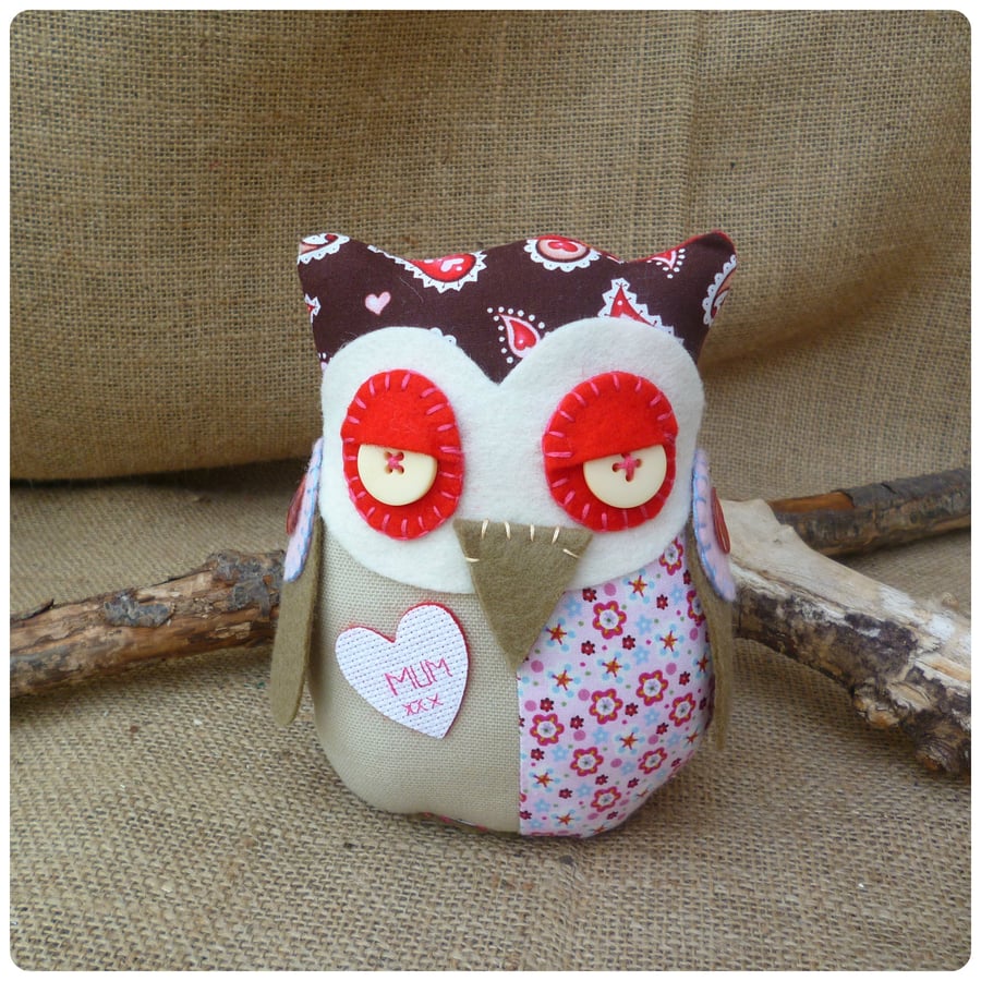 Mum Fatty Owl Ornament (SKU00489)