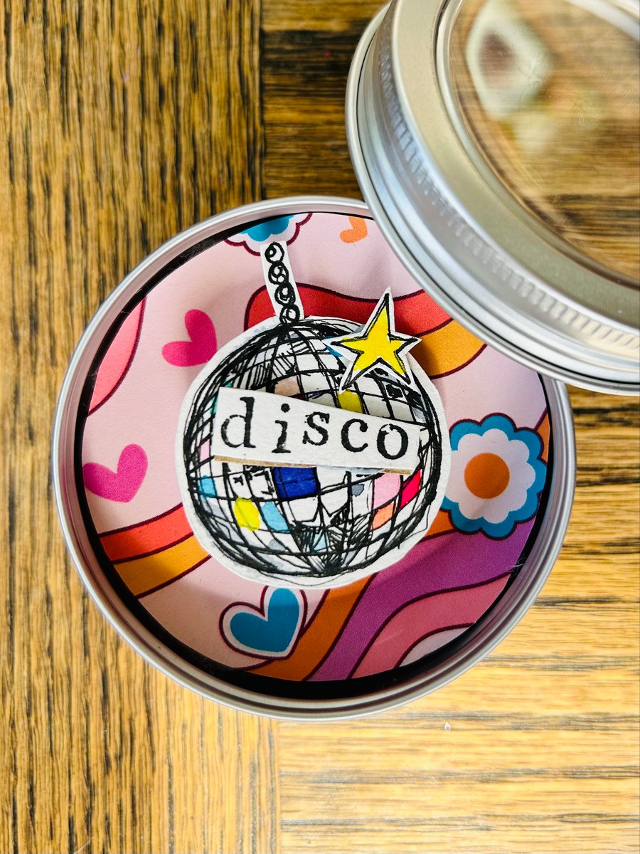 Disco Ball - Cute and quirky 3D Illustration in tin - funny art gift