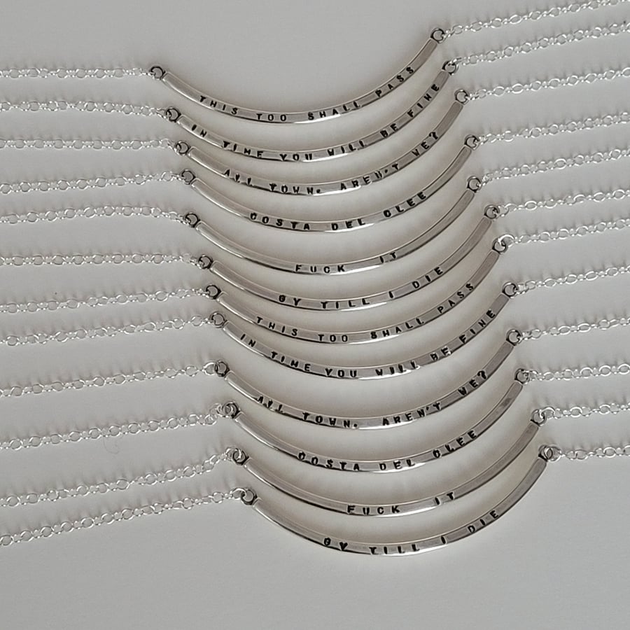 FOR BLUEBELL ONLY - 12 Personalised Necklaces