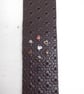 Handmade Leather Bookmark Floral Embossed with Neutral Coloured Crystal Stones  - Image 4
