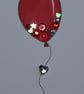 Ruby Red Balloon Congratulations Card - Image 2