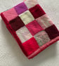 OOAK Knitted Lined Patchwork Blanket - Image 5