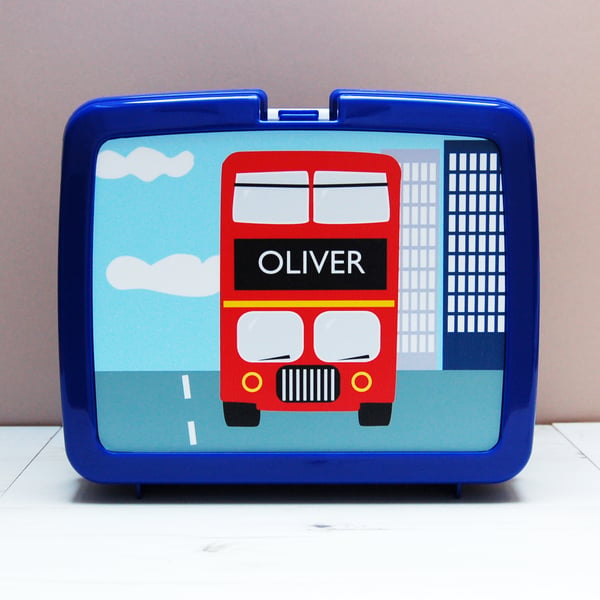 London Bus Personalised Lunch Box