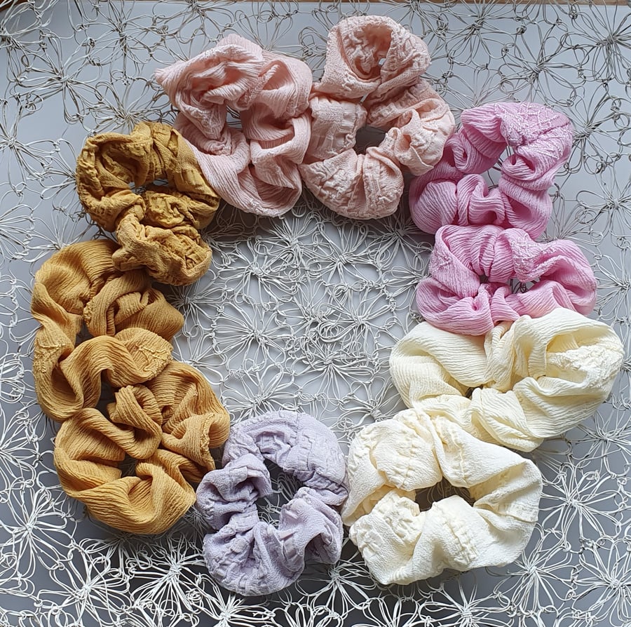 Hand Dyed Viscose Scrunchie