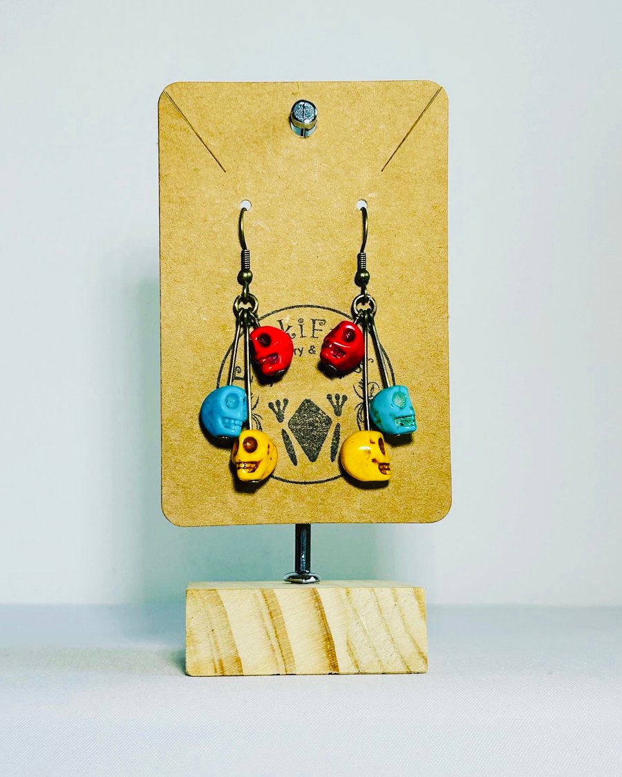 Skull earrings