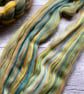 Merino blend spinning fibre 100g Grey Wagtail - Image 3