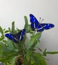 Purple Emporer Hand Crafted Stained Glass Plant Stake Beautiful gift - Image 3