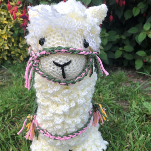 Crocheted Llama or Alpaca