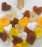 Felt heart 'Autumn' colours  - Image 2