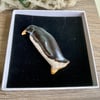 Ceramic Penguin Brooch