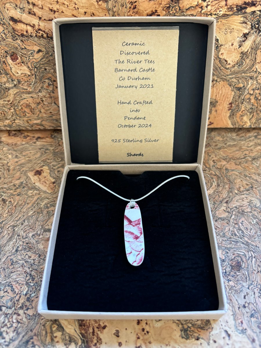 Handcrafted Necklace, Sterling Silver, One of a kind, Eco Friendly Christmas.