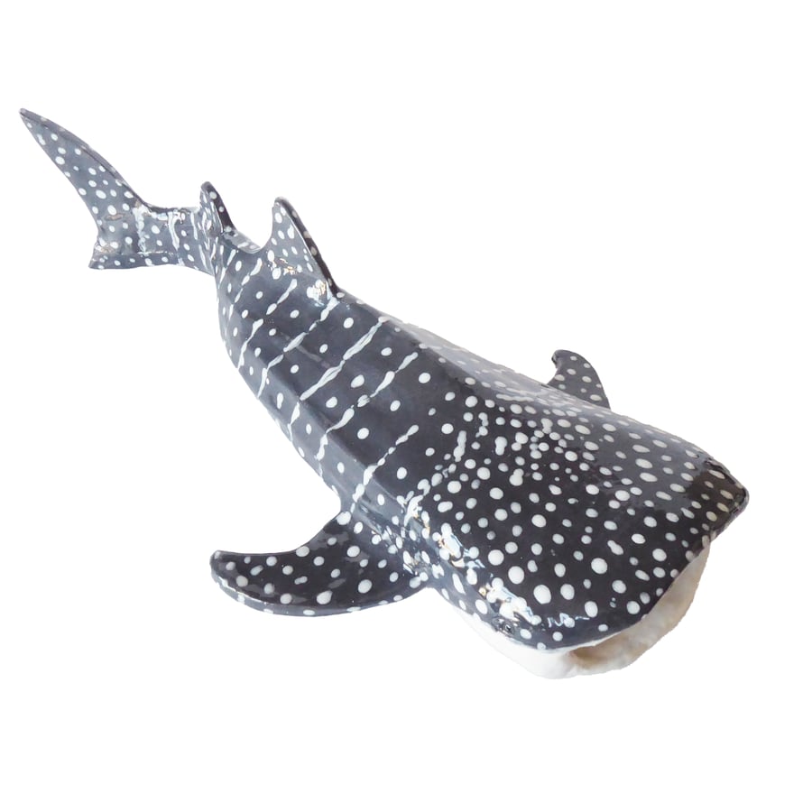 Whale Shark Ceramic Sculpture - Hand Built
