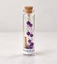 Amethyst Gemstone Bracelet in a Bottle – Purple Crystal Jewellery Gift