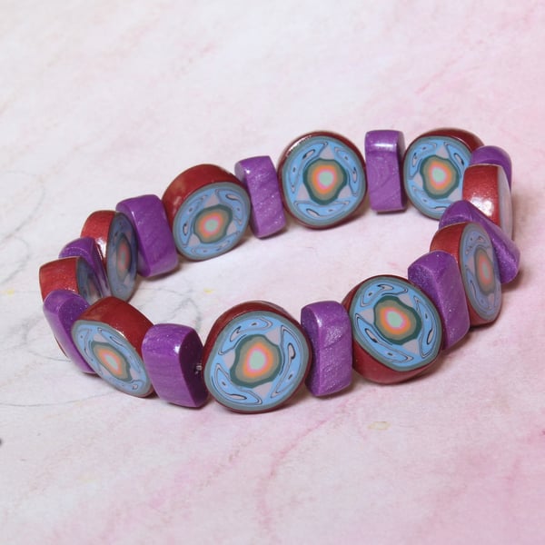 Handmade Bracelet - Designer Tile Bracelet