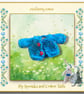 Pip Squeaks and Cotton Tails Blue Cardigan 