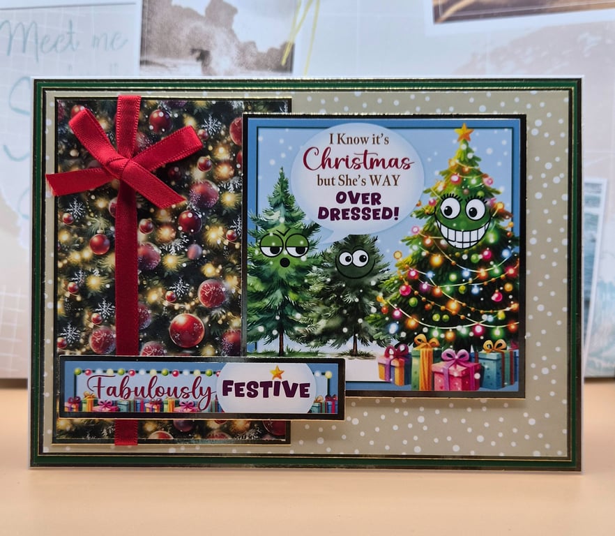 Fabulously Festive Handmade Card
