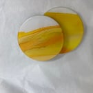 Handmade Coaster Alcohol Ink and Resin