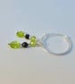 925 Silver Hoop & Gemstone Earrings, Anniversary, August Birthstone Gift For Leo - Image 5