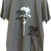 Mens 3 Trees Charcoal Grey T shirt Scots Pine size large