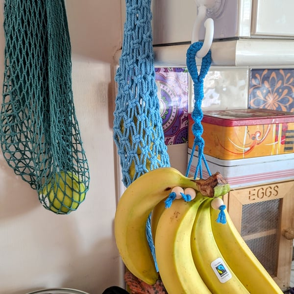 Macrame banana hanger