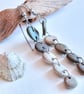 Long pebble earrings - Image 2
