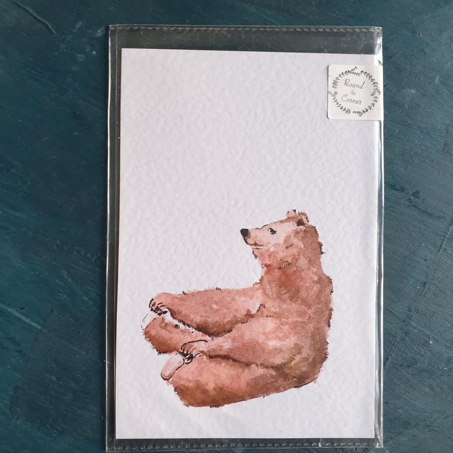 Bear Woodland Animal Print