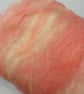 10g Naturally Dyed Madder Red Yellow Bland Llanwenog Felting Wool - Image 1