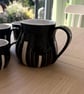 Handmade Ceramic Jug: Dark Chocolate Art Decor Design - Image 2