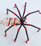 Hanging Glass Beaded Spider Decor - Image 3