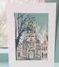 Tom Tower - Oxford linoprint - Image 1