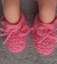 KNITTING PATTERN PDF Preemie Garter Bootees - Image 2