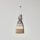 'Patchwork Girl' - Hanging Decoration