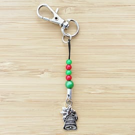 Bell Bag Charm. Christmas Bag Charm. Christmas Bell. Bells.