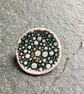 Porcelain brooch spotted blue green white The Porcelain Menagerie - Image 3