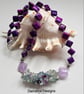 Amethyst, Fluorite & Howlite Necklace 'ONE OFF' - Image 3