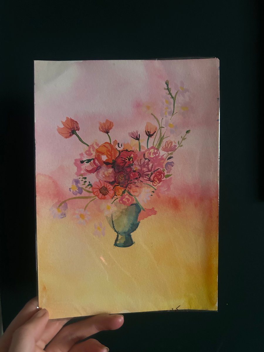 Bouquet in watercolours
