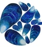 Mussels Handmade Greetings Card - Image 2