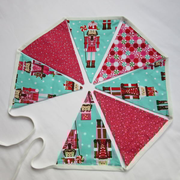 Reversible Bunting - Nutcracker and Summer Brights SALE