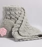 Baby Blanket with Hat, Handmade Extra Thickness Baby Blanket, 32" x 24" Approx,  - Image 1