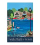 Twickenham by the river travel poster print by Susie West - Image 4