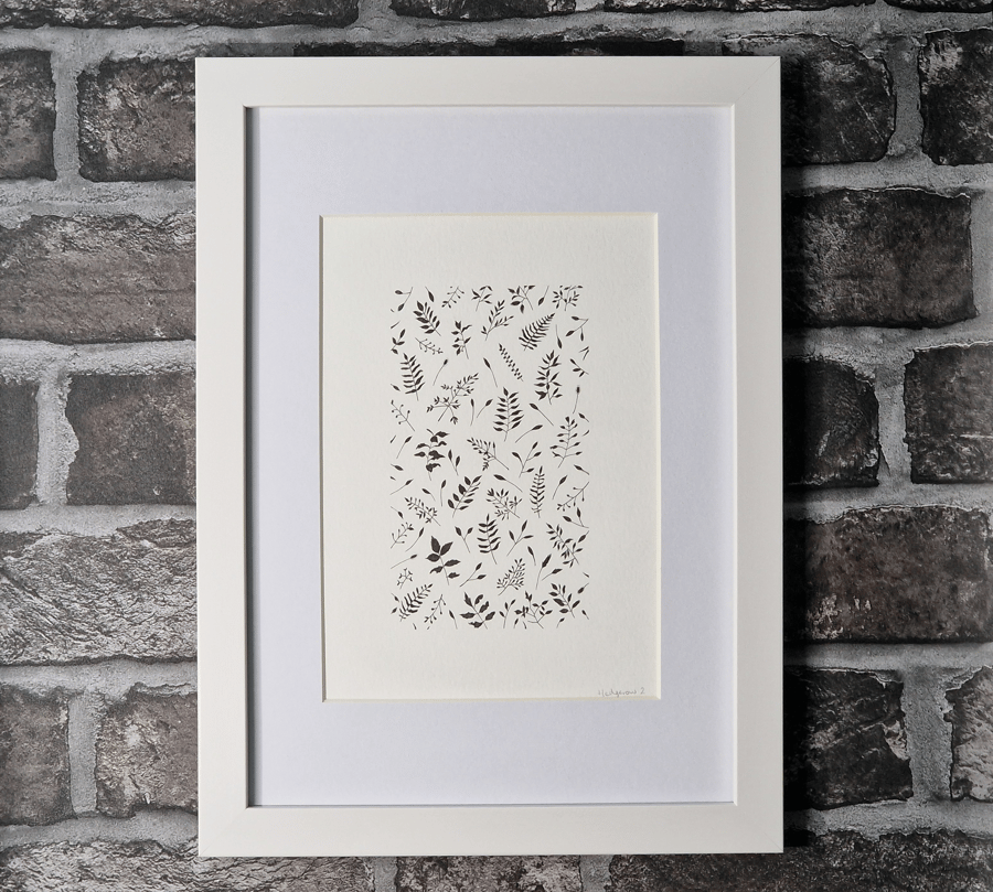 Hedgerow 2 - Original Pen Drawing