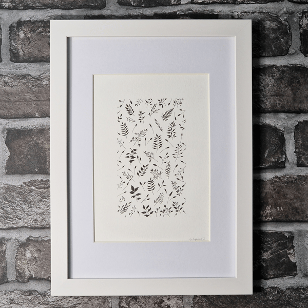 Hedgerow 2 - Original Pen Drawing