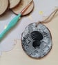 Spider Woodslice hanging decoration  - Image 1