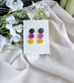 Three Circle Pop Drop Earrings - Image 2