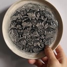 Bat ceramic dish 