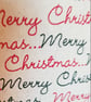 Reusable fabric gift bag: Merry Christmas - Image 5