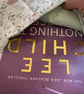 Large Book Sleeve or Tablet Case.  Hedgehog Design. - Image 6