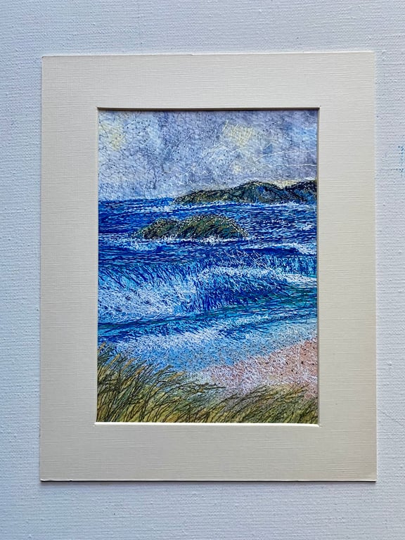 Mounted print, feelings like a storm coming 