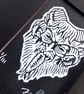 6 Horned Krampus - Black Editions  - Mini Mono Prints - Different Colours - Image 2