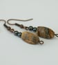Picture Jasper and Haematite Dangle Earrings,  E107 - Image 2